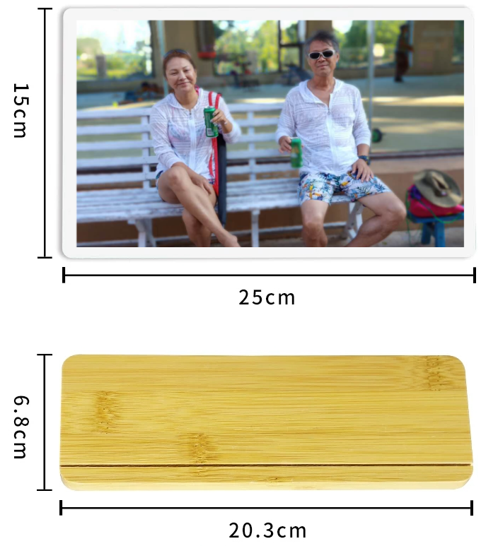 Custom アルミ製フォトフレーム・Aluminum Photo Frame 15x25cm