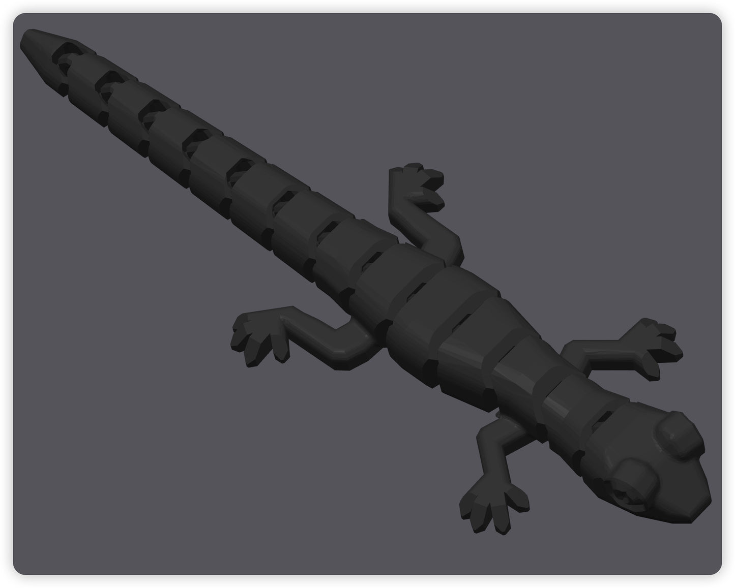 動く3Dプリントヤモリ