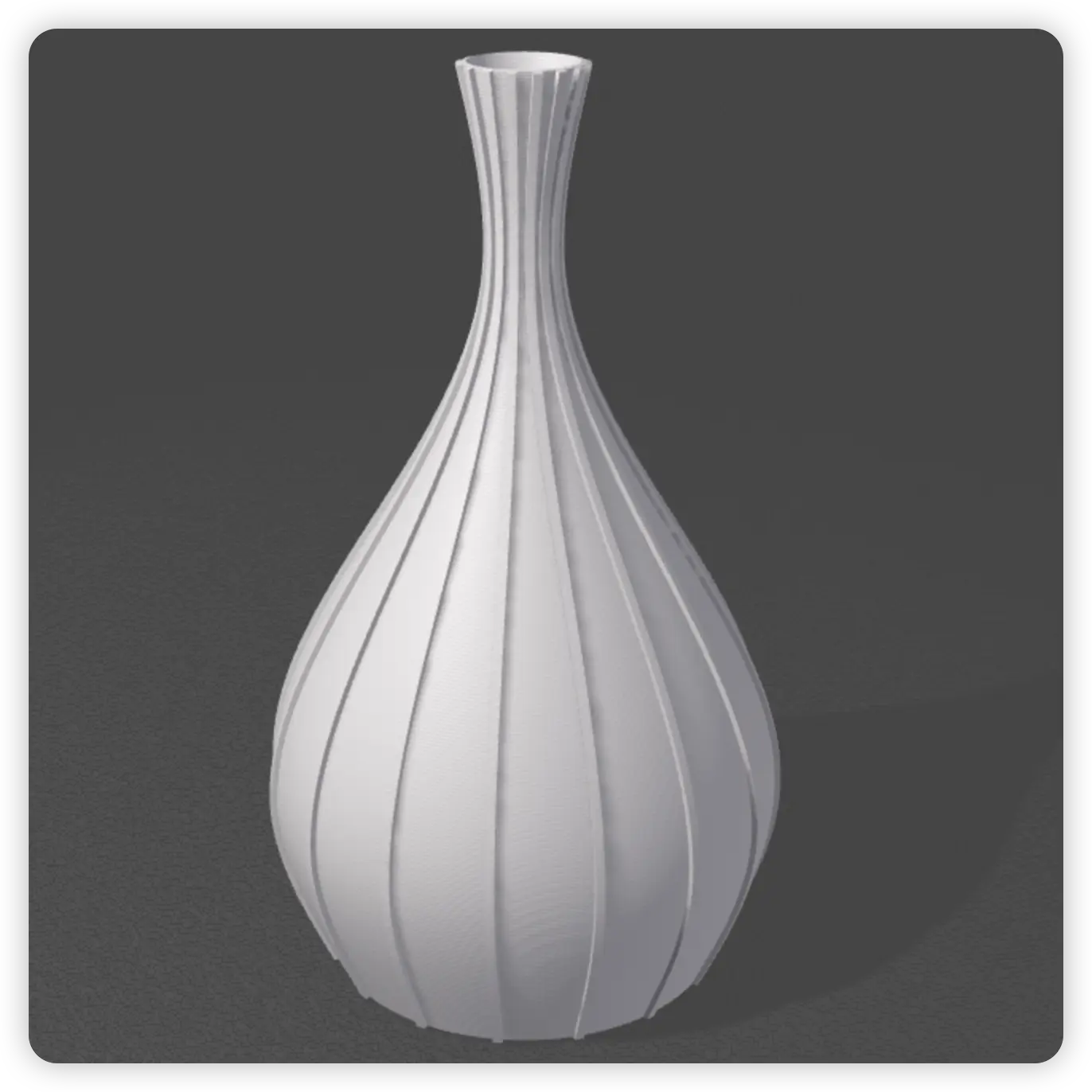 3Dプリント アート花瓶シリーズ｜モダンデザイン・多種類（H160mm）