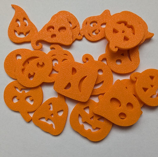 ハロウィン3Dプリントかぼちゃフェイスセット（9種類入り）