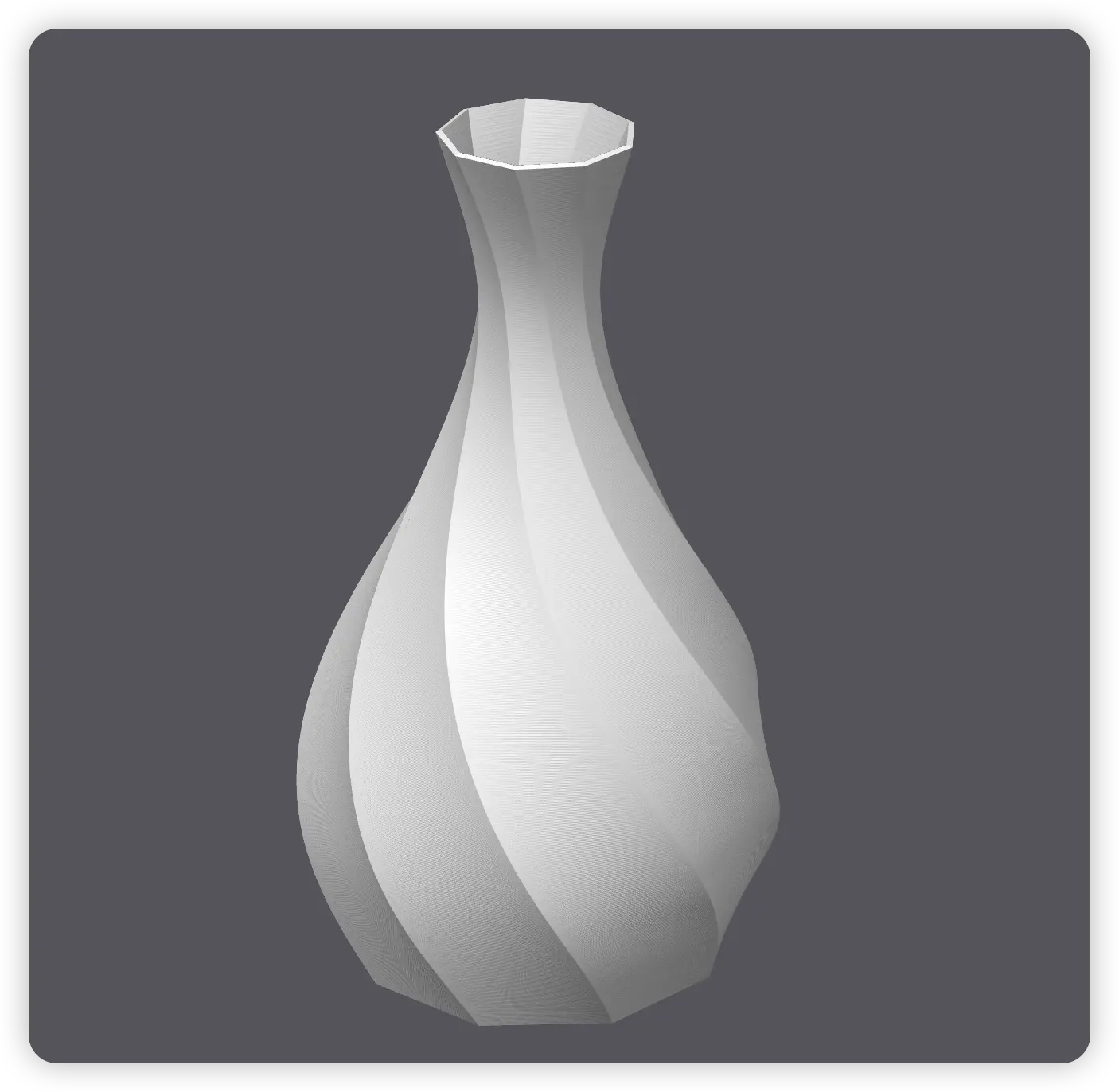 3Dプリント アート花瓶シリーズ｜モダンデザイン・多種類